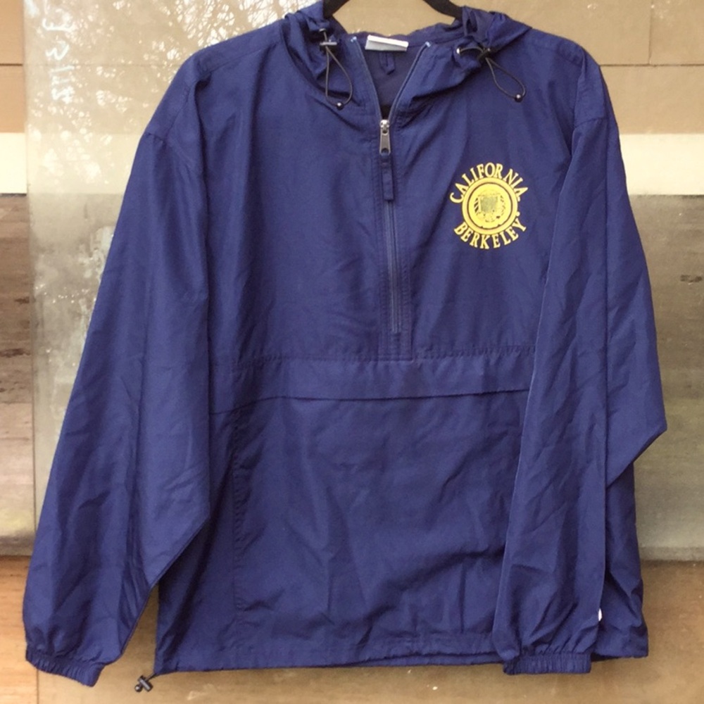 Champion stadium pullover Berkeley college jacket hooded travel farmer’s market